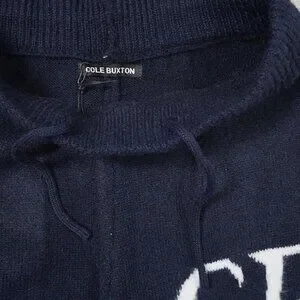 Cole Buxton Blue Wool Track Pants